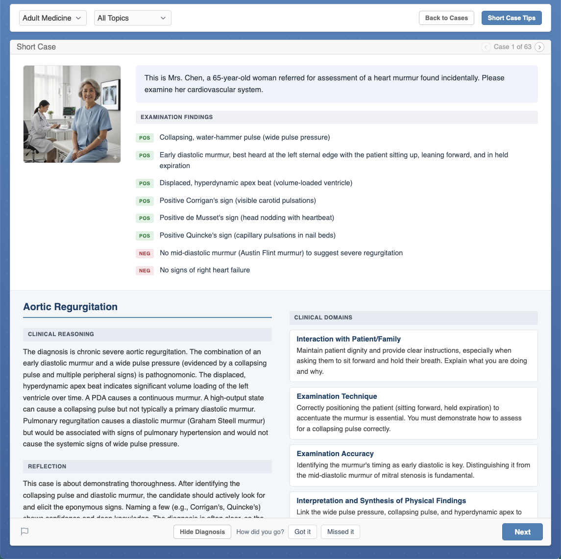 Virtual short case